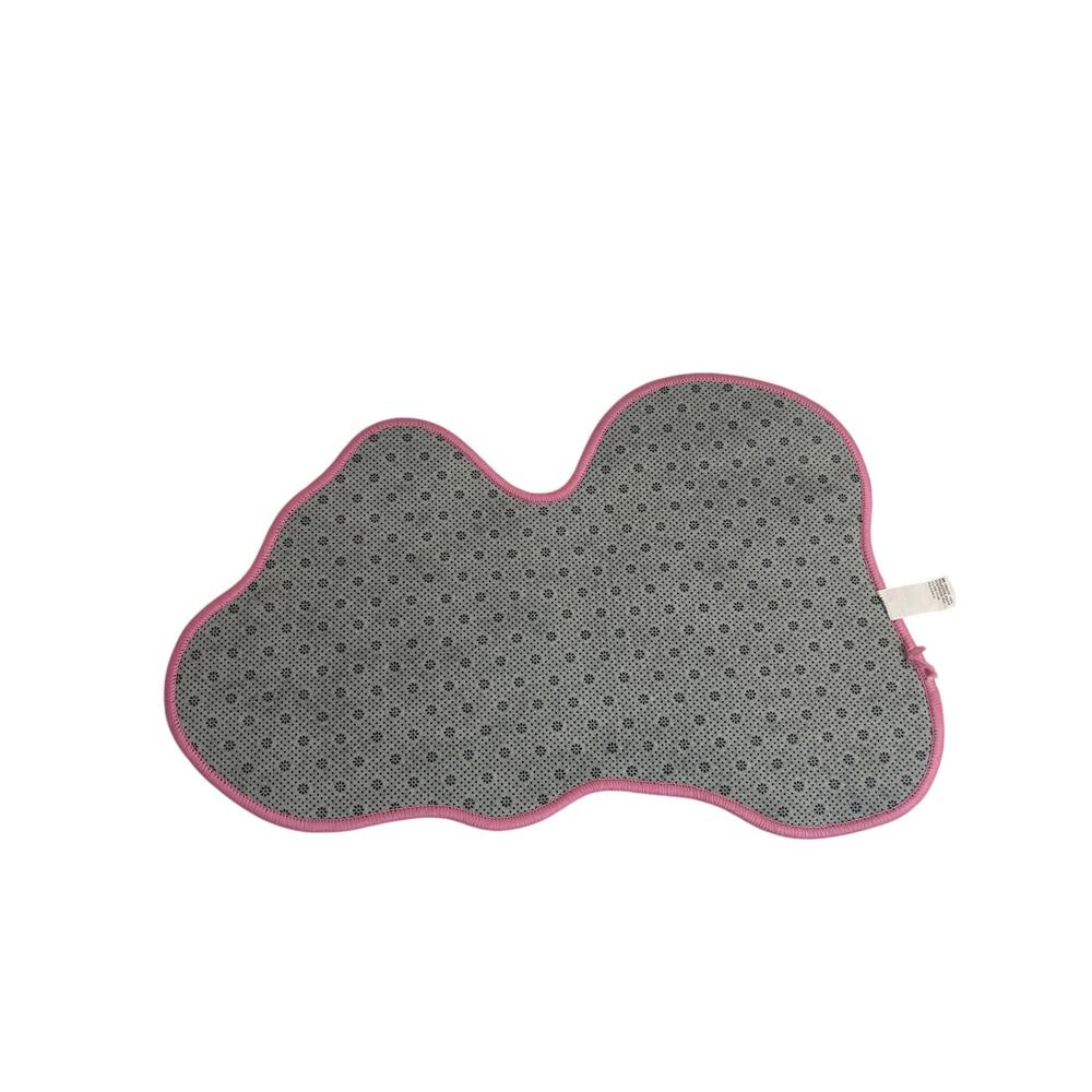 Barbie bath rug 17.7”x27.6” euc memory foam type rug pink white washable - Picture 3 of 6